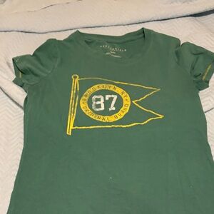 Women Green Graphic Tee